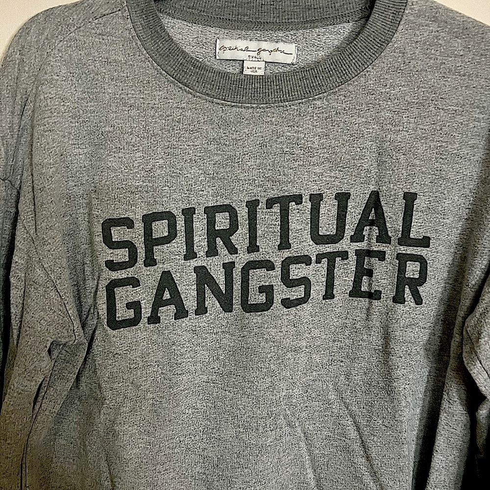 Spiritual Gangster Sweatshirts and Split Top